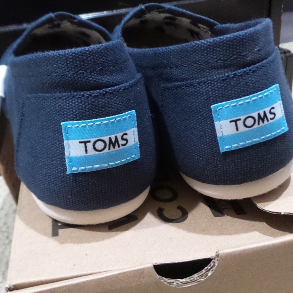 Womens Toms Classic Slip On Flats Canvas - Picture 3 of 7